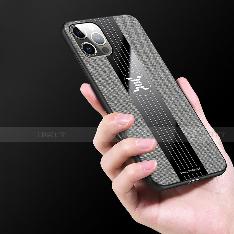 Custodia Silicone Ultra Sottile Morbida Cover con Magnetico Anello Supporto Z01 per Apple iPhone 13 Mini