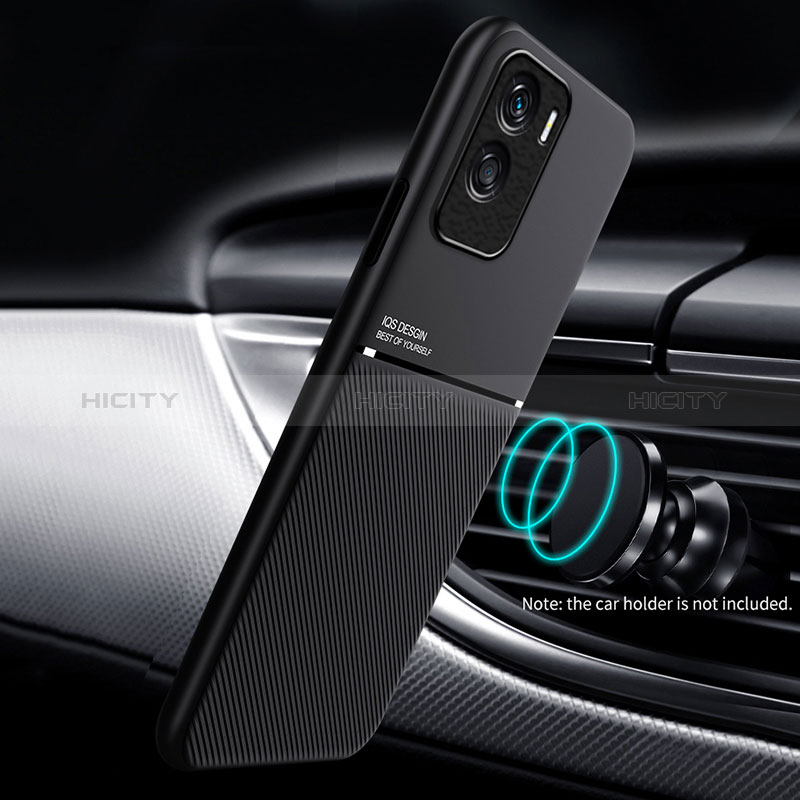 Custodia Silicone Ultra Sottile Morbida Cover con Magnetico per Huawei Honor 90 Lite 5G