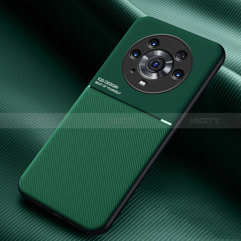 Custodia Silicone Ultra Sottile Morbida Cover con Magnetico per Huawei Honor Magic3 Pro 5G