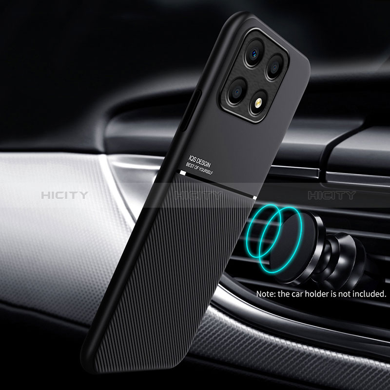 Custodia Silicone Ultra Sottile Morbida Cover con Magnetico per Huawei Honor X8a 4G