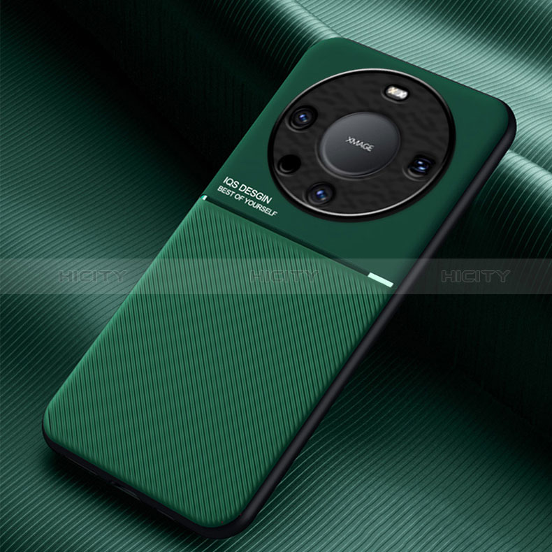 Custodia Silicone Ultra Sottile Morbida Cover con Magnetico per Huawei Mate 60 Pro+ Plus