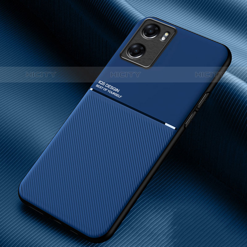 Custodia Silicone Ultra Sottile Morbida Cover con Magnetico per OnePlus Nord N20 SE Blu