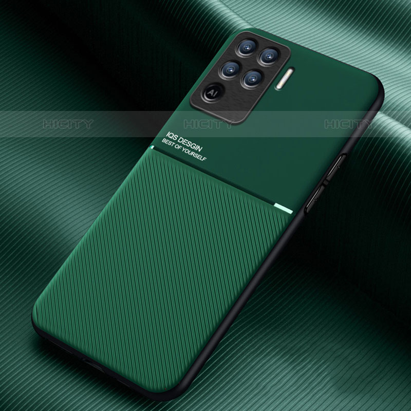 Custodia Silicone Ultra Sottile Morbida Cover con Magnetico per Oppo F19 Pro