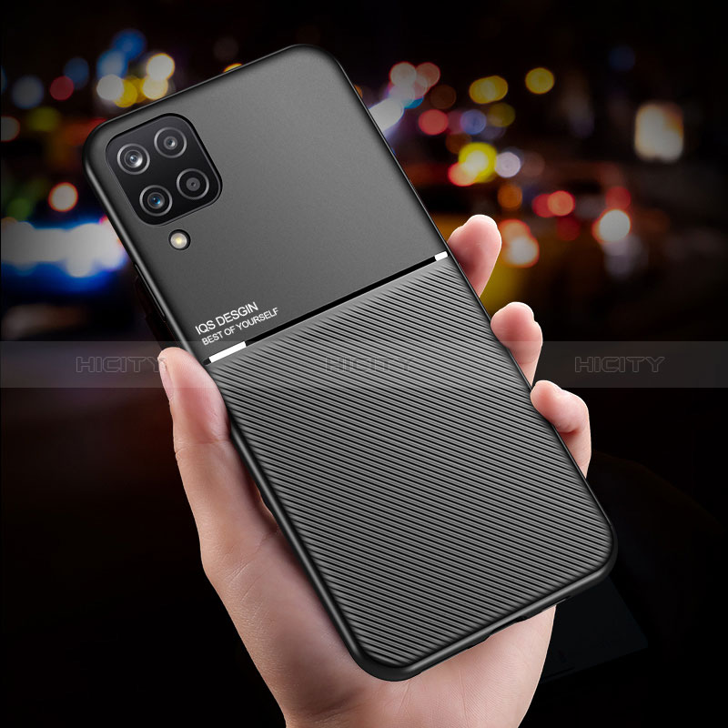 Custodia Silicone Ultra Sottile Morbida Cover con Magnetico per Samsung Galaxy A12 5G
