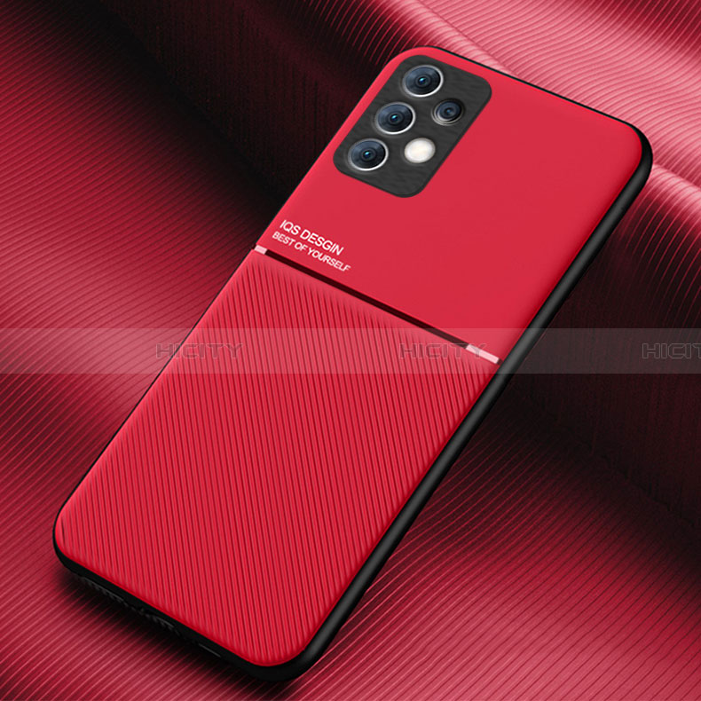 Custodia Silicone Ultra Sottile Morbida Cover con Magnetico per Samsung Galaxy A33 5G Rosso