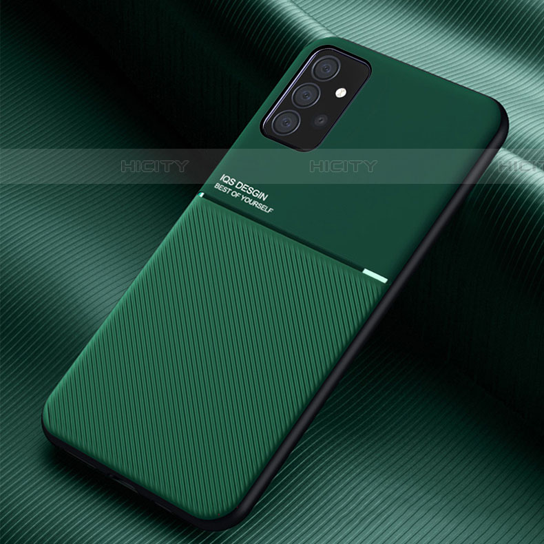 Custodia Silicone Ultra Sottile Morbida Cover con Magnetico per Samsung Galaxy A52 5G Verde