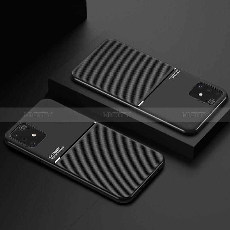Custodia Silicone Ultra Sottile Morbida Cover con Magnetico per Samsung Galaxy A91