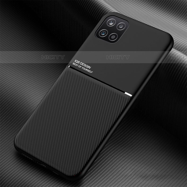 Custodia Silicone Ultra Sottile Morbida Cover con Magnetico per Samsung Galaxy F42 5G Nero