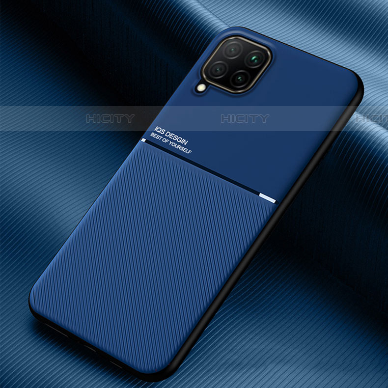 Custodia Silicone Ultra Sottile Morbida Cover con Magnetico per Samsung Galaxy F62 5G Blu