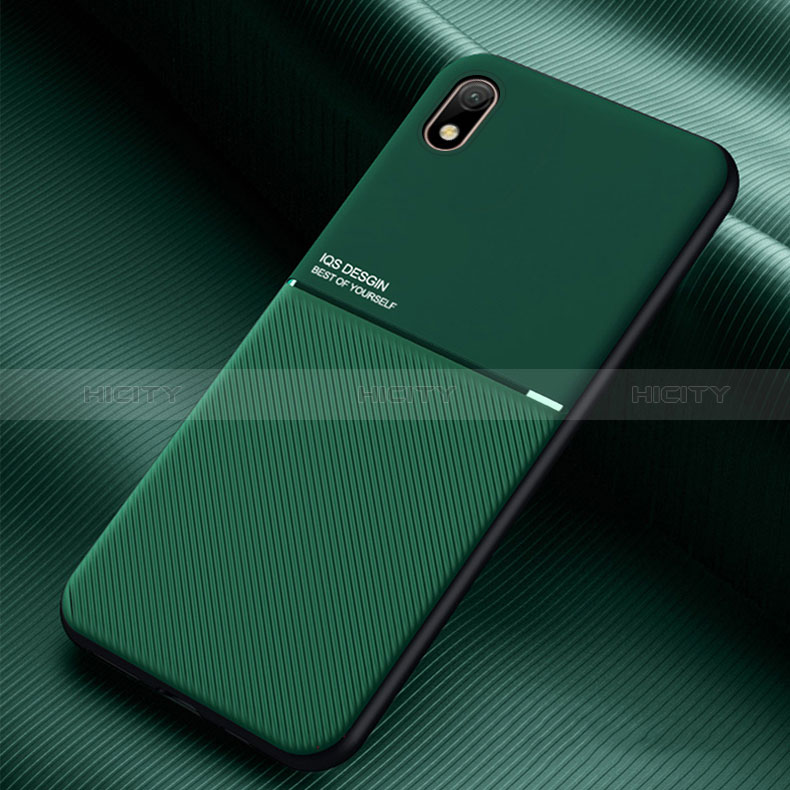 Custodia Silicone Ultra Sottile Morbida Cover con Magnetico per Samsung Galaxy M01 Core Verde