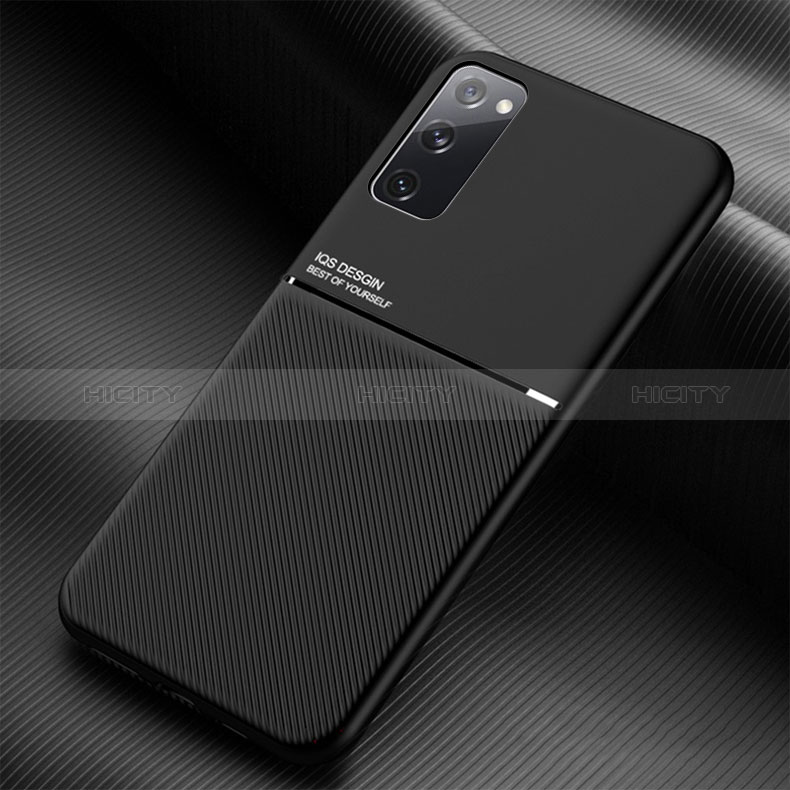 Custodia Silicone Ultra Sottile Morbida Cover con Magnetico per Samsung Galaxy S20 FE (2022) 5G Nero