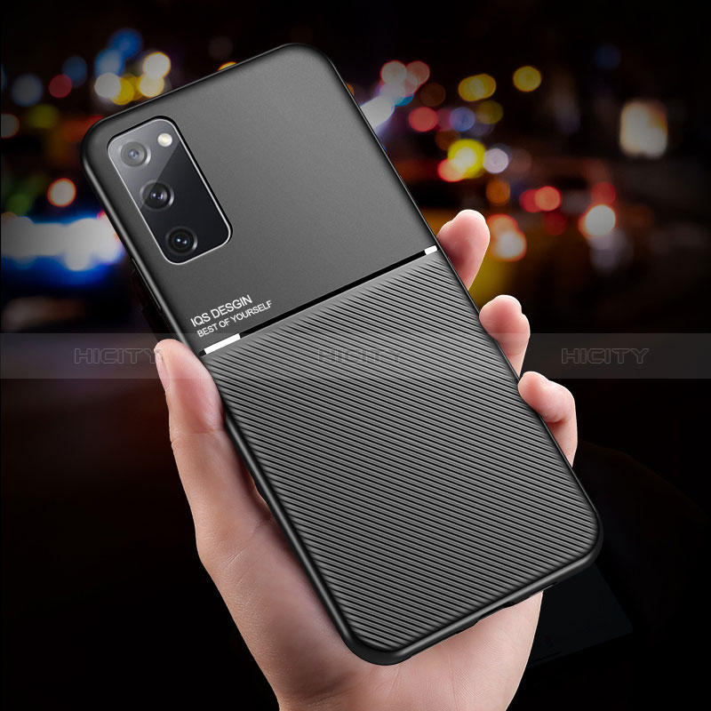 Custodia Silicone Ultra Sottile Morbida Cover con Magnetico per Samsung Galaxy S20 FE 5G
