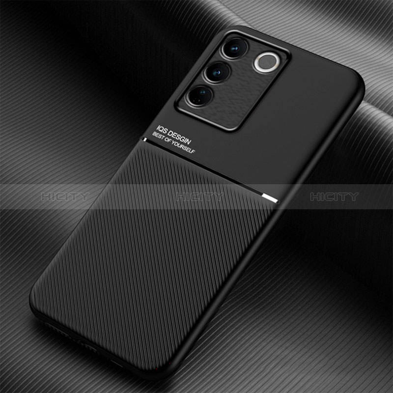 Custodia Silicone Ultra Sottile Morbida Cover con Magnetico per Vivo V27 Pro 5G