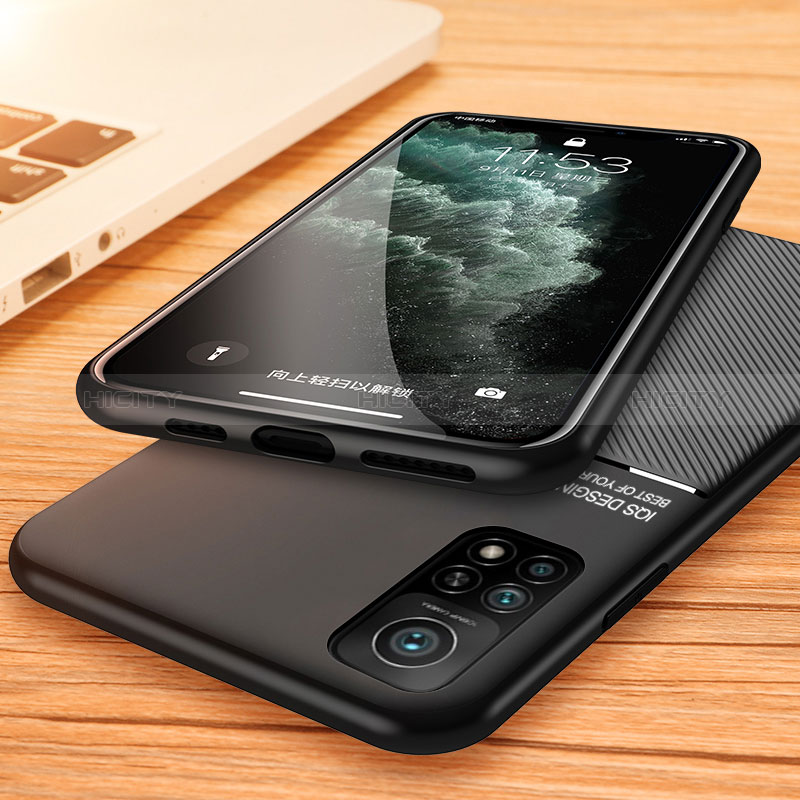 Custodia Silicone Ultra Sottile Morbida Cover con Magnetico per Xiaomi Mi 10T 5G