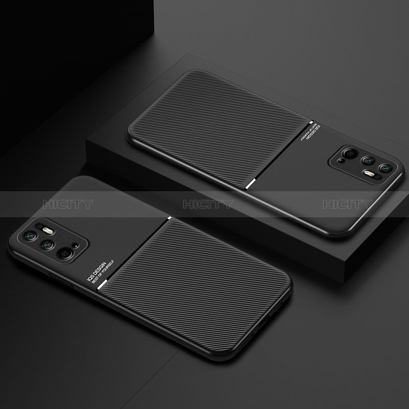Custodia Silicone Ultra Sottile Morbida Cover con Magnetico per Xiaomi POCO M3 Pro 5G