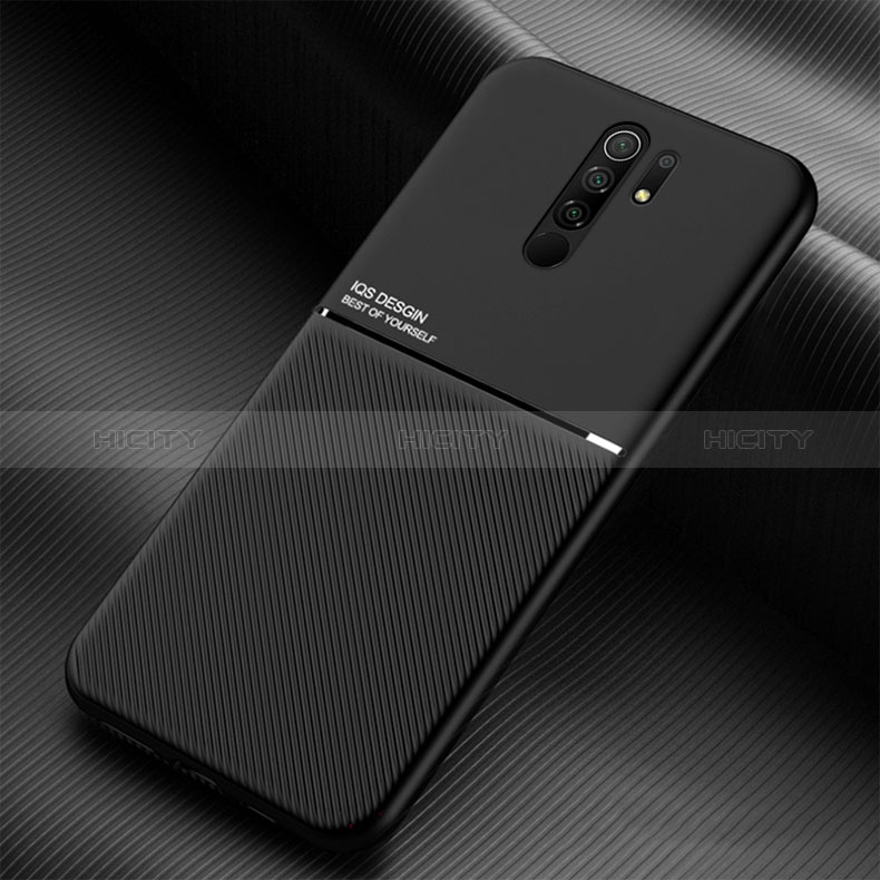 Custodia Silicone Ultra Sottile Morbida Cover con Magnetico per Xiaomi Redmi 9 Prime India