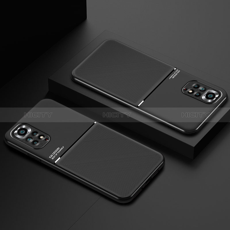 Custodia Silicone Ultra Sottile Morbida Cover con Magnetico per Xiaomi Redmi Note 11 4G (2022)