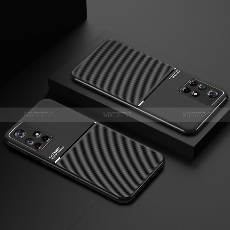 Custodia Silicone Ultra Sottile Morbida Cover con Magnetico per Xiaomi Redmi Note 11 5G
