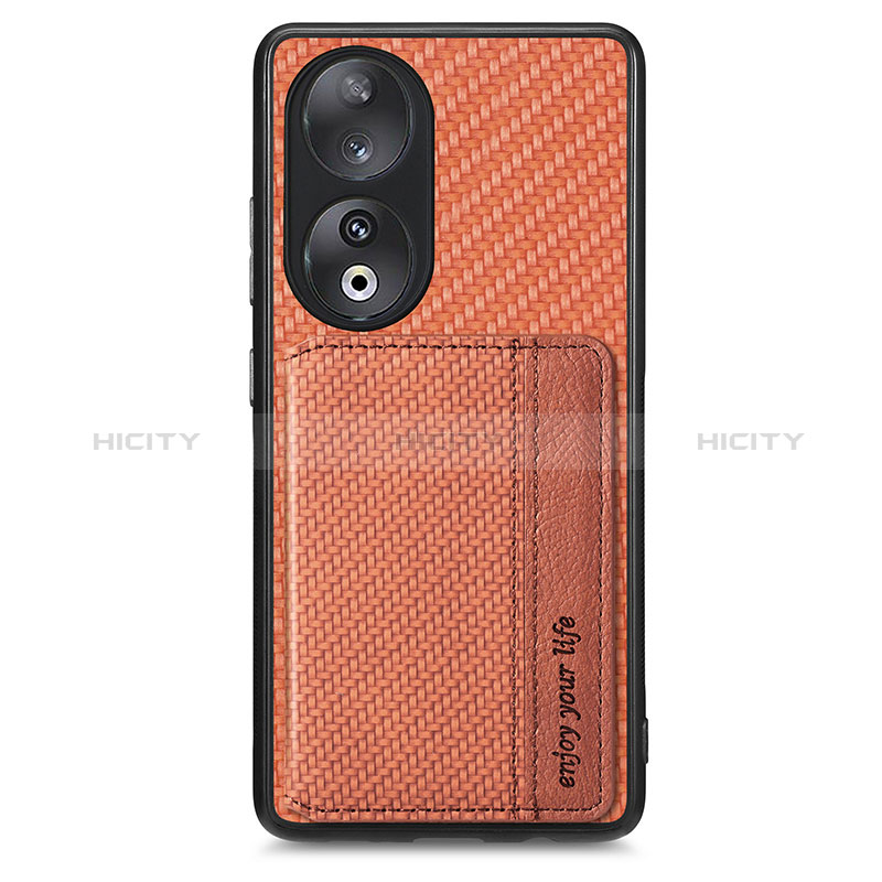 Custodia Silicone Ultra Sottile Morbida Cover con Magnetico S01D per Huawei Honor 90 5G