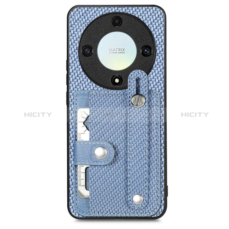 Custodia Silicone Ultra Sottile Morbida Cover con Magnetico S01D per Huawei Honor Magic5 Lite 5G
