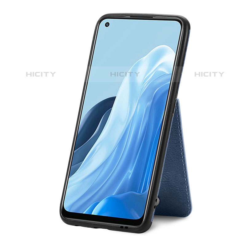 Custodia Silicone Ultra Sottile Morbida Cover con Magnetico S01D per Oppo Reno7 5G