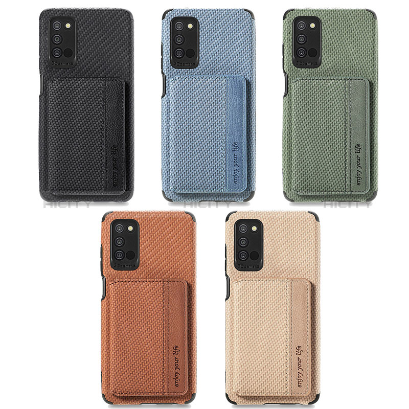 Custodia Silicone Ultra Sottile Morbida Cover con Magnetico S01D per Samsung Galaxy A02s