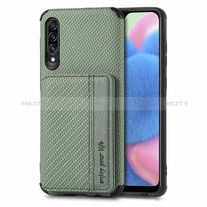 Custodia Silicone Ultra Sottile Morbida Cover con Magnetico S01D per Samsung Galaxy A30S