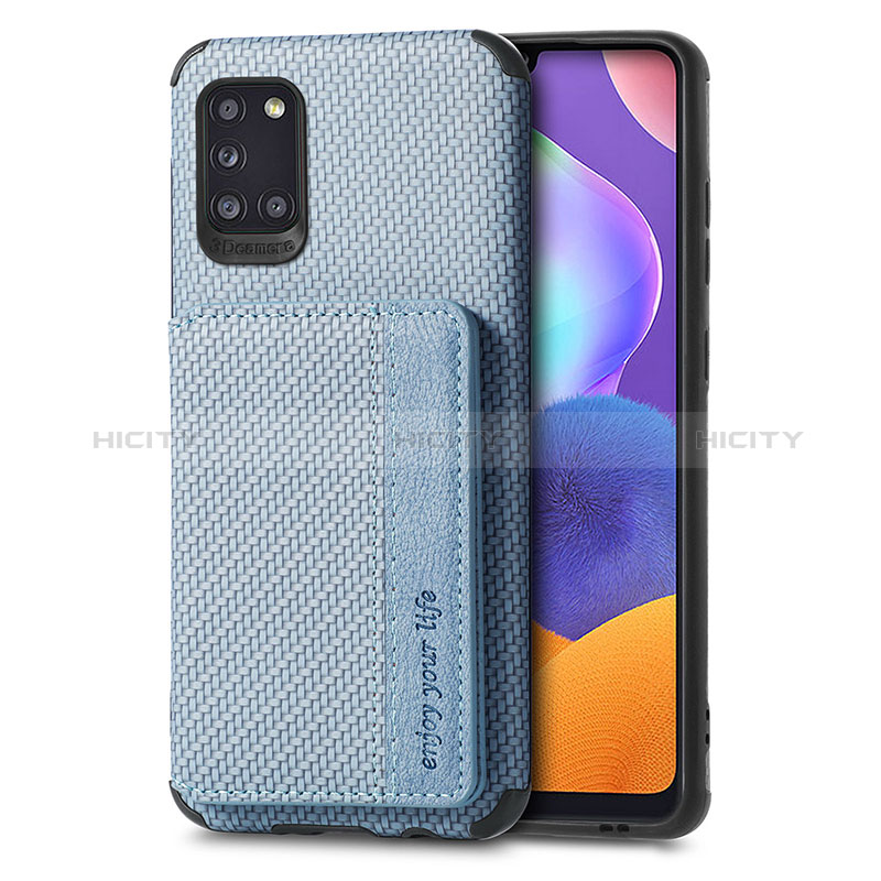 Custodia Silicone Ultra Sottile Morbida Cover con Magnetico S01D per Samsung Galaxy A31