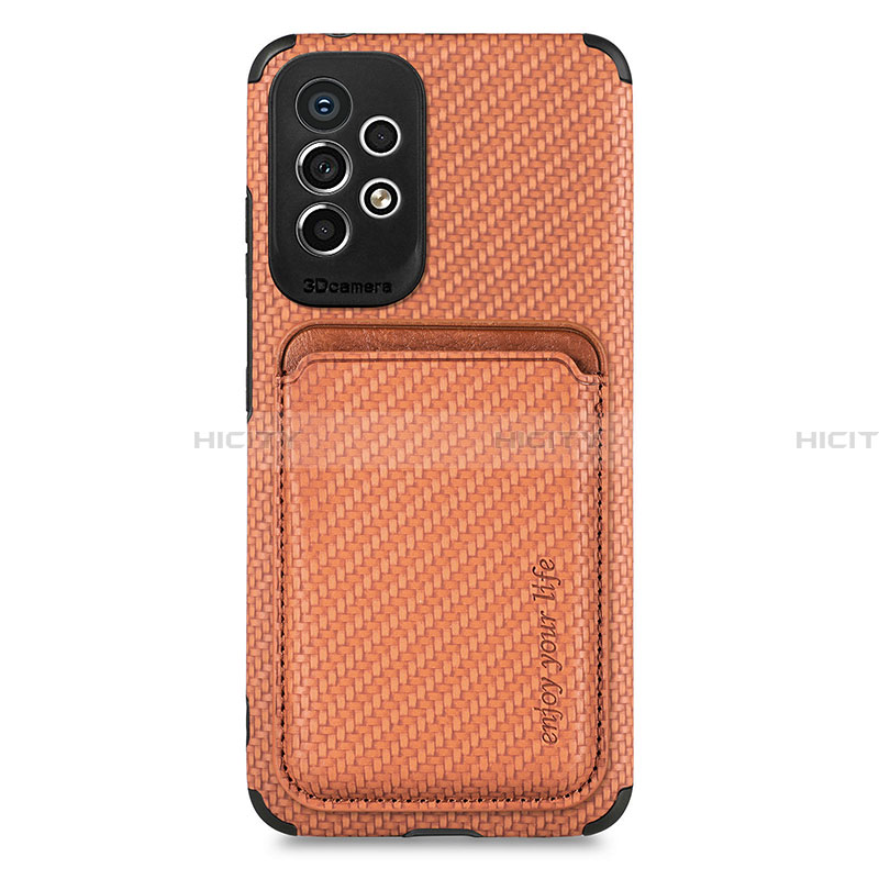 Custodia Silicone Ultra Sottile Morbida Cover con Magnetico S01D per Samsung Galaxy A33 5G