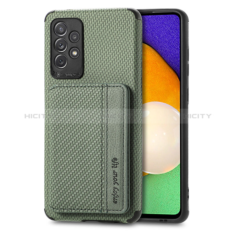 Custodia Silicone Ultra Sottile Morbida Cover con Magnetico S01D per Samsung Galaxy A52s 5G