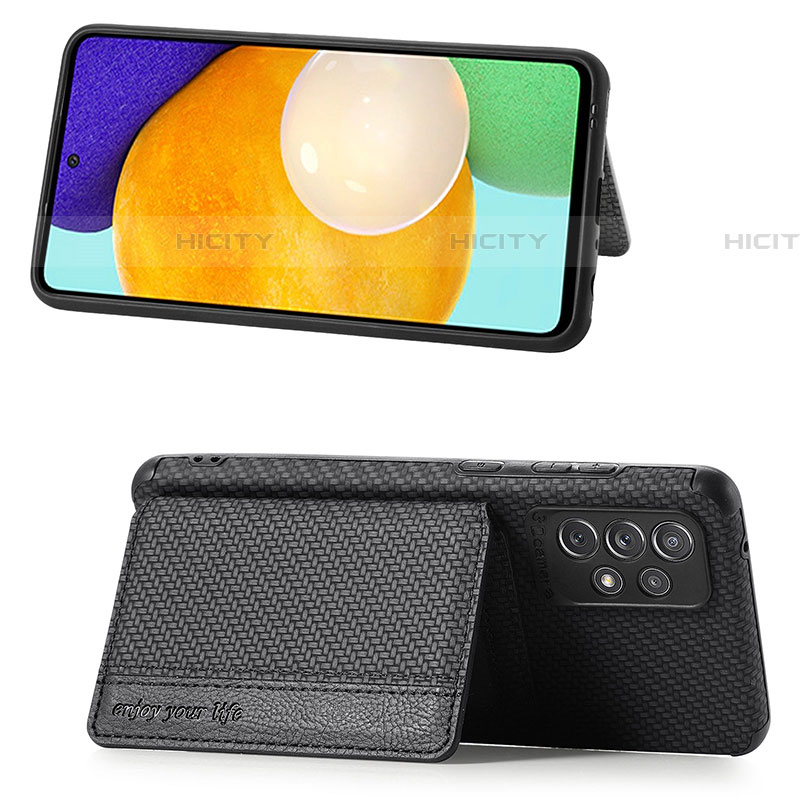 Custodia Silicone Ultra Sottile Morbida Cover con Magnetico S01D per Samsung Galaxy A72 5G