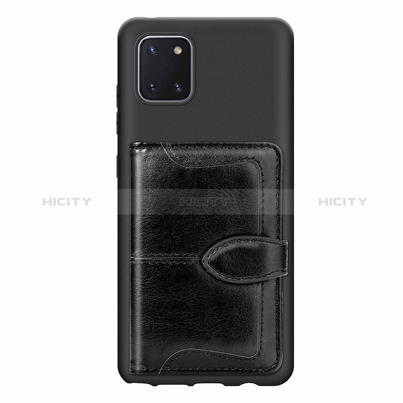 Custodia Silicone Ultra Sottile Morbida Cover con Magnetico S01D per Samsung Galaxy A81