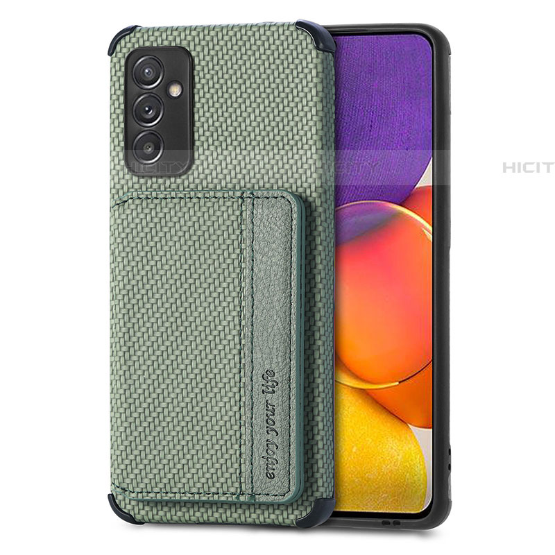 Custodia Silicone Ultra Sottile Morbida Cover con Magnetico S01D per Samsung Galaxy A82 5G Verde