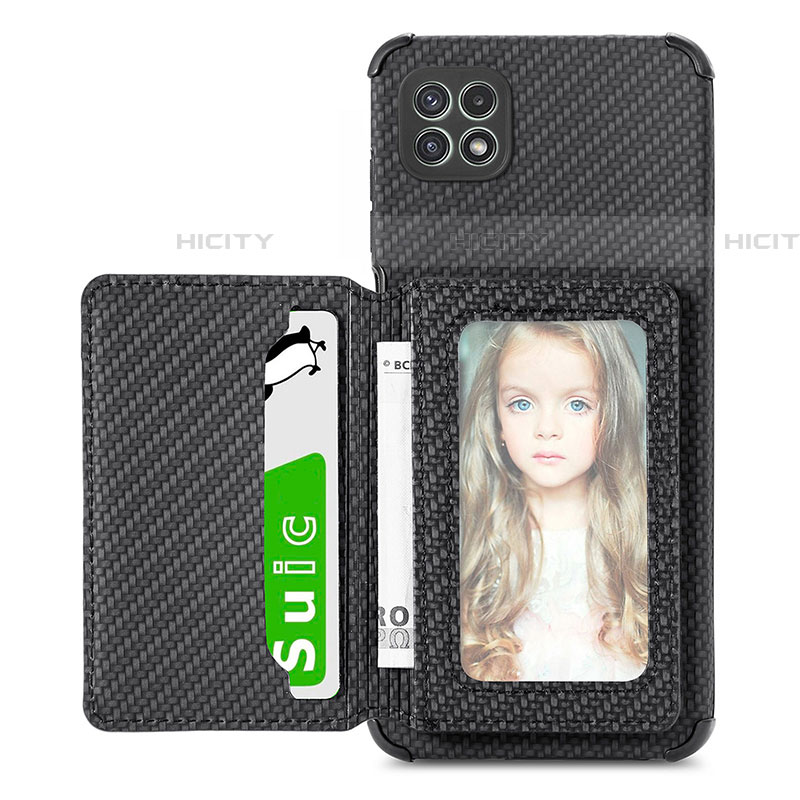 Custodia Silicone Ultra Sottile Morbida Cover con Magnetico S01D per Samsung Galaxy F42 5G