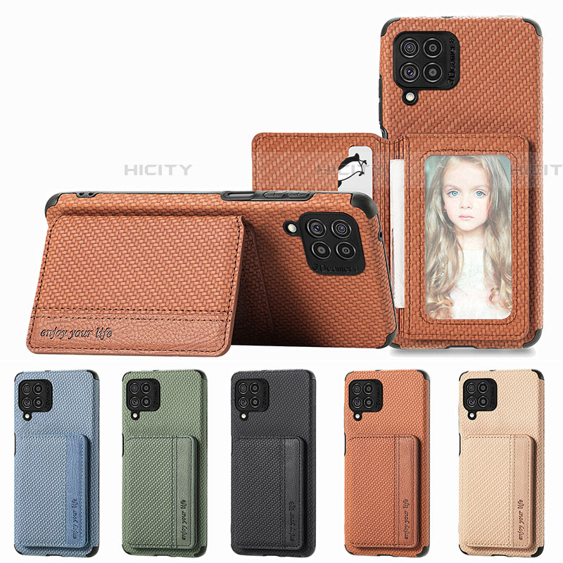 Custodia Silicone Ultra Sottile Morbida Cover con Magnetico S01D per Samsung Galaxy F62 5G