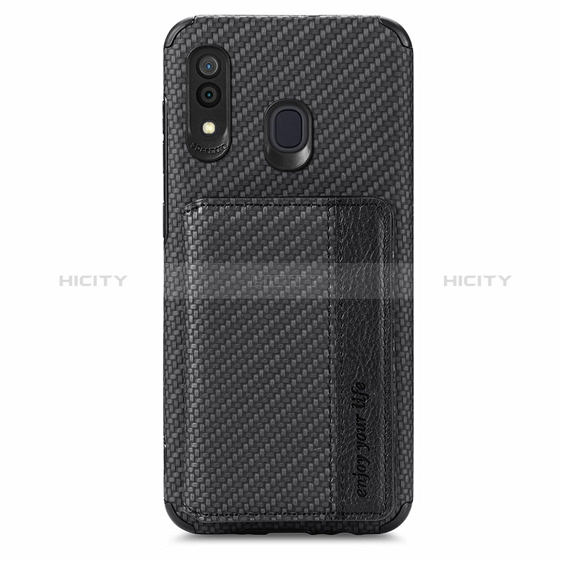 Custodia Silicone Ultra Sottile Morbida Cover con Magnetico S01D per Samsung Galaxy M10S