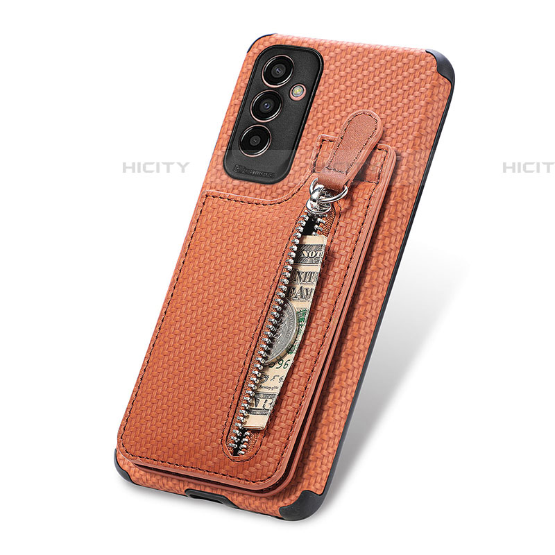 Custodia Silicone Ultra Sottile Morbida Cover con Magnetico S01D per Samsung Galaxy M13 4G