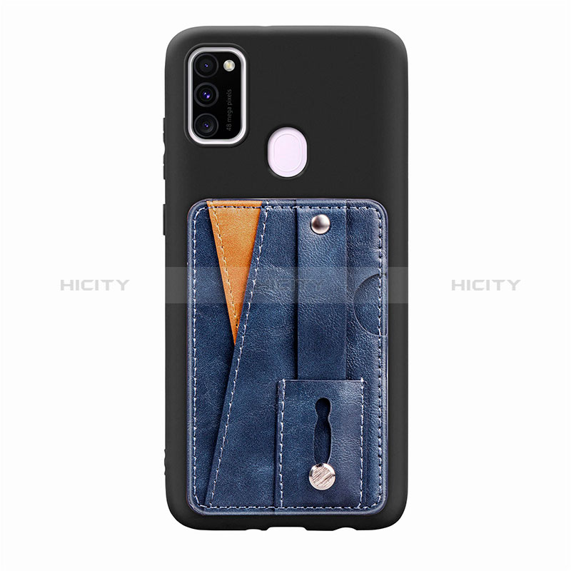 Custodia Silicone Ultra Sottile Morbida Cover con Magnetico S01D per Samsung Galaxy M30s