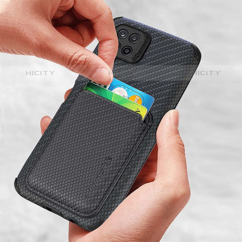 Custodia Silicone Ultra Sottile Morbida Cover con Magnetico S01D per Samsung Galaxy M32 4G