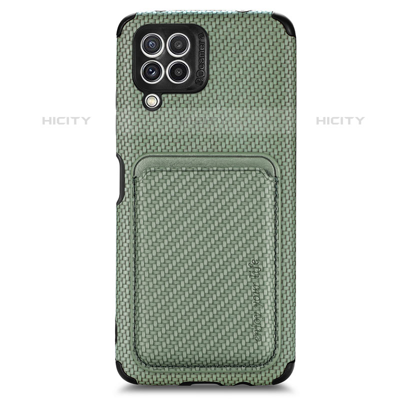 Custodia Silicone Ultra Sottile Morbida Cover con Magnetico S01D per Samsung Galaxy M32 4G