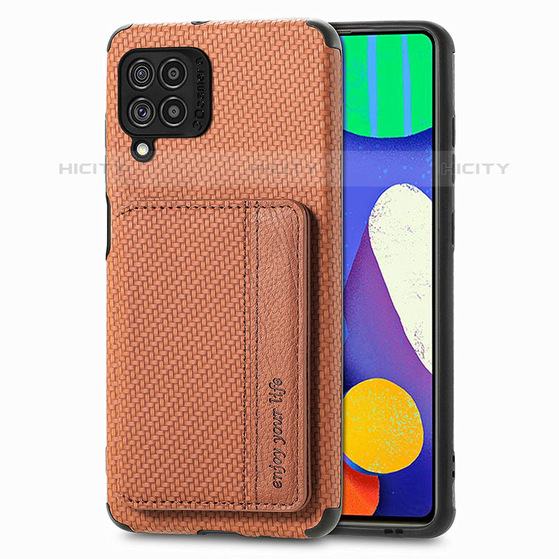 Custodia Silicone Ultra Sottile Morbida Cover con Magnetico S01D per Samsung Galaxy M62 4G