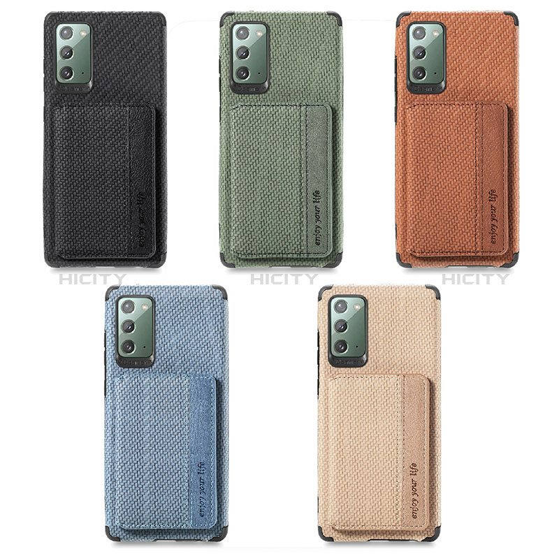 Custodia Silicone Ultra Sottile Morbida Cover con Magnetico S01D per Samsung Galaxy Note 20 5G