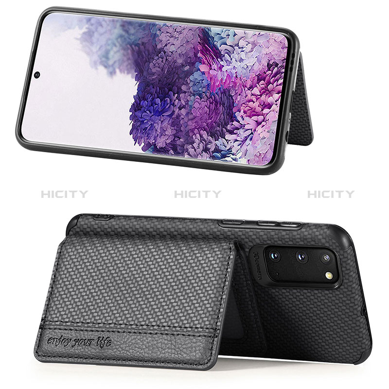 Custodia Silicone Ultra Sottile Morbida Cover con Magnetico S01D per Samsung Galaxy S20 5G