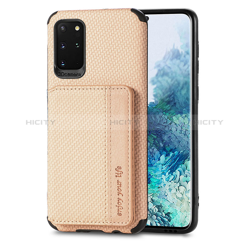 Custodia Silicone Ultra Sottile Morbida Cover con Magnetico S01D per Samsung Galaxy S20 Plus 5G