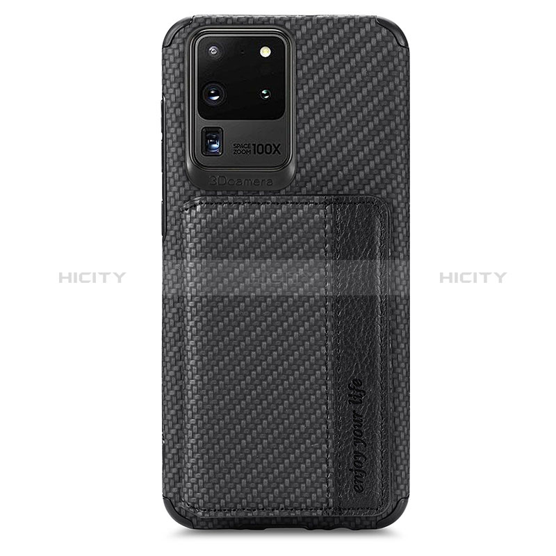 Custodia Silicone Ultra Sottile Morbida Cover con Magnetico S01D per Samsung Galaxy S20 Ultra