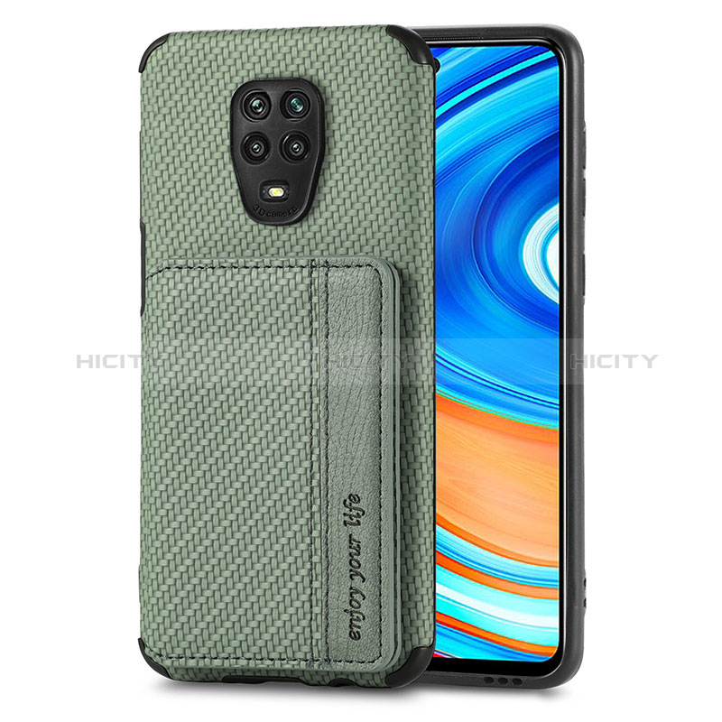 Custodia Silicone Ultra Sottile Morbida Cover con Magnetico S01D per Xiaomi Redmi Note 9 Pro