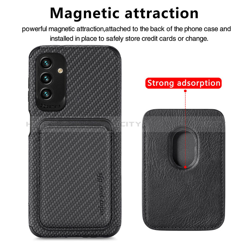 Custodia Silicone Ultra Sottile Morbida Cover con Magnetico S02D per Samsung Galaxy A04s