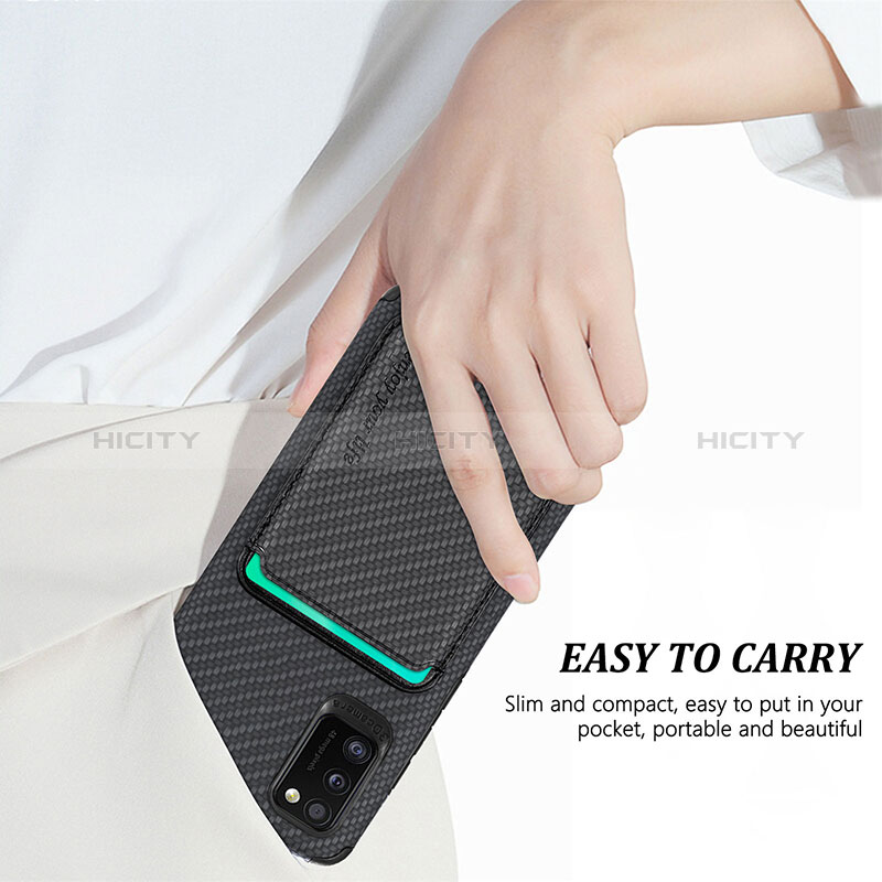 Custodia Silicone Ultra Sottile Morbida Cover con Magnetico S02D per Samsung Galaxy A41