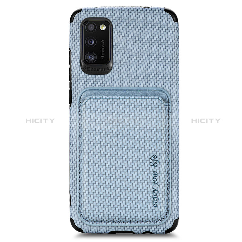 Custodia Silicone Ultra Sottile Morbida Cover con Magnetico S02D per Samsung Galaxy A41