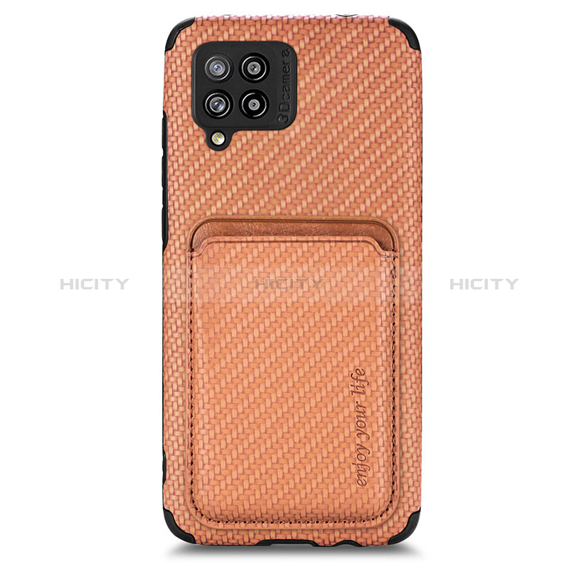 Custodia Silicone Ultra Sottile Morbida Cover con Magnetico S02D per Samsung Galaxy A42 5G